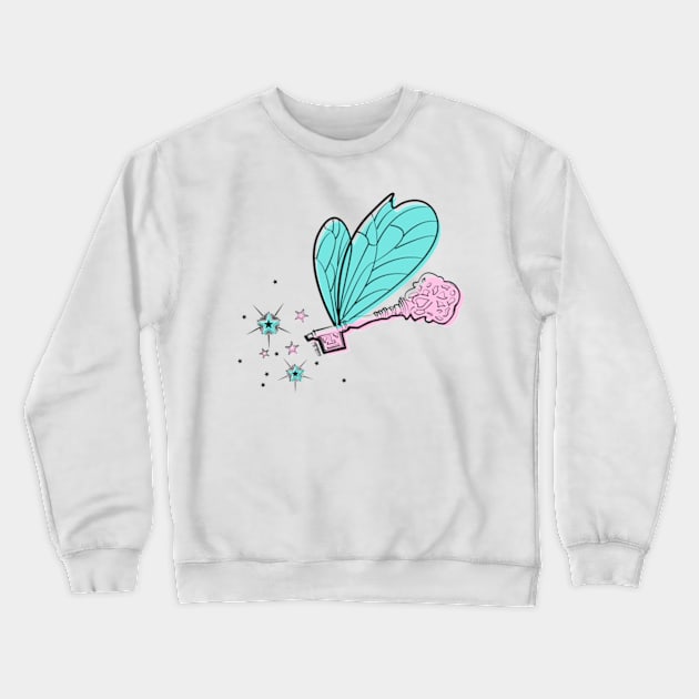 Flying key Crewneck Sweatshirt by ruthparkart